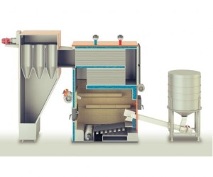 Piece kotły na odpady drewnopochodne, płyty wiórowe, MDF i HDF 150 kW