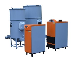 Kotły na brykiety pellet i biomasę typ Biowarmer 38 kW