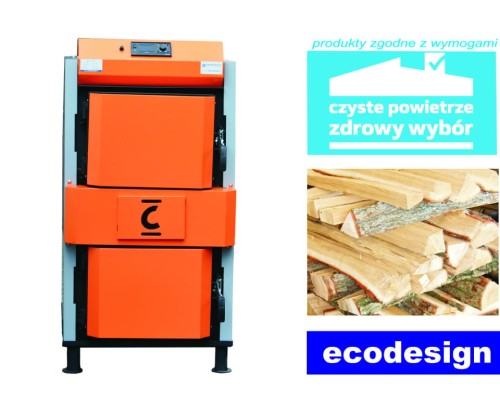 Kocioł c.o. Sigma 24 kW, zgazowujący drewno.
