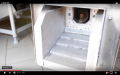 Wewnętrzny widok kotła c.o. Biowarmer 150 kW z podajnikiem na zrębki, trociny, brykiety i biomasę.