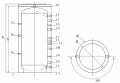 Rysunek techniczny zbiornika Sigma 1000 l, izolowanego, buforowego do kotła na drewno.