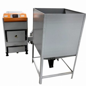 Kocioł grzewczy z podajnikiem na pellet i zrębki Biowarmer 26 kW CWD heiztechnik gmbh
