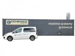 Kotłownia mobilna na zrębki drzewne i pellet 250 kW