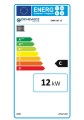 Etykieta energetyczna kotła Cichewicz Ultima CMW 12 kW. Klasa energetyczna C, moc 12 kW.