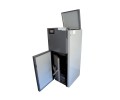 Kocioł c.o. na pellet drzewny Compact 2 5-15kW, widok z boku, otwarte drzwiczki.