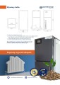 Kocioł c.o. na pellet drzewny Compact 2 5-15 kW, widok z przodu.